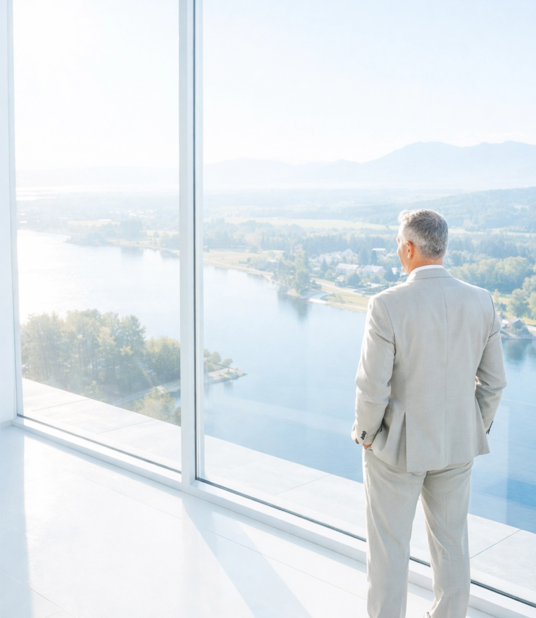 Successful business owner client of Resist Insurance - securing company stability through expert advice.
